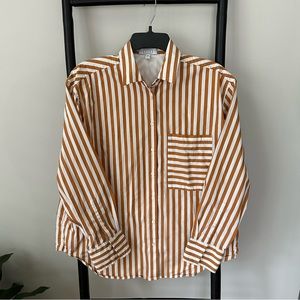 AYR The Deep End striped top, size M